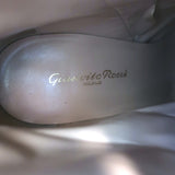 Gianvito Rossi Piper 85 Pointed Toe Ankle Boots Beige Suede Size 40