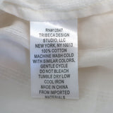 Nili Lotan Estelle Button-Up Blouse Cream Size Extra Small 3/4 Sleeve Top NEW