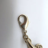 Chanel A18 Leather Bow & Pearl-Embellished CC Chain Belt 36"  Brushed Gold NEW