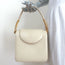 Judith Leiber Small Flap Bag Cream Leather