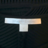 Jonathan Simkhai Ribbed Cutout Crop Top Black Size Medium