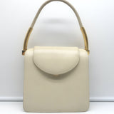 Judith Leiber Small Flap Bag Cream Leather