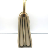 Judith Leiber Small Flap Bag Cream Leather