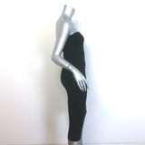 Solace London The Fiorella One-Shoulder Stretch Knit Dress Black Size US 4
