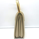 Judith Leiber Small Flap Bag Cream Leather