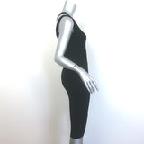 Helmut Lang Slash Rib Tank Dress Black Size Small