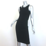 Helmut Lang Slash Rib Tank Dress Black Size Small