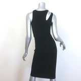 Helmut Lang Slash Rib Tank Dress Black Size Small