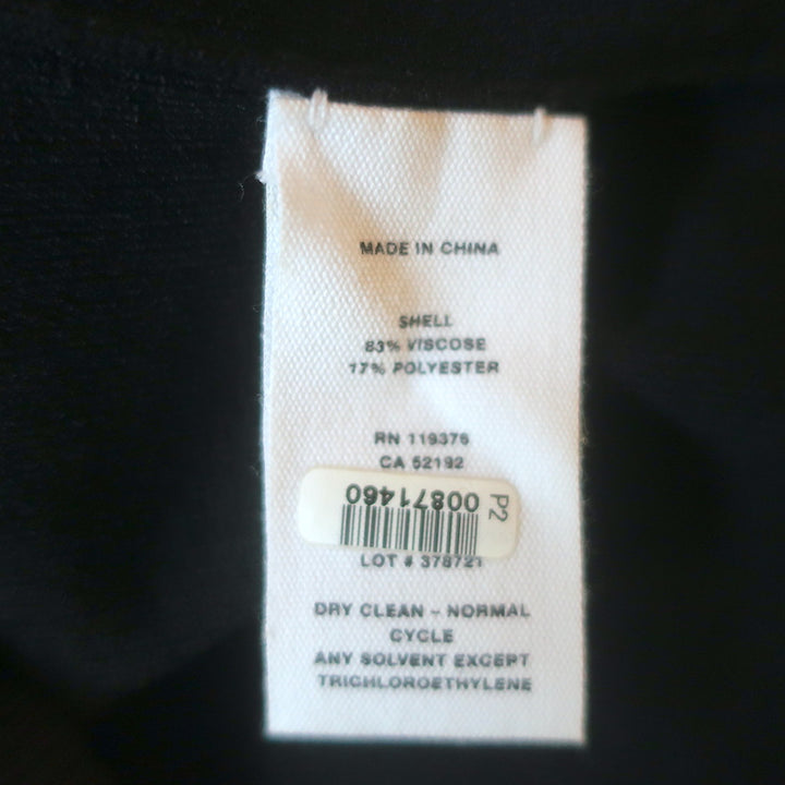 Helmut Lang Slash Rib Tank Dress Black Size Small