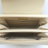 Judith Leiber Small Flap Bag Cream Leather