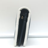 Gucci GG Marmont Card Case Wallet Diagonal Quilted Navy Leather