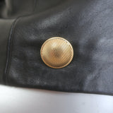 L'Agence Inez Cropped Leather Blazer Black Size 4