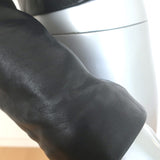 L'Agence Inez Cropped Leather Blazer Black Size 4