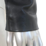 L'Agence Inez Cropped Leather Blazer Black Size 4