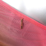 MISA Sirena One-Shoulder Ombre Mesh Midi Dress Pink/Green Size Small NEW