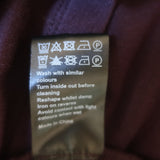 ME+EM Satin-Sleeve Blouse Deep Cabernet Jersey Size US 6 Long Sleeve Top