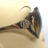 Roberto Cavalli Variscite 500 Crystal-Logo Butterfly Sunglasses Brown/Gold