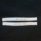 Rick Owens Sisyphus Lido Wrap Cardigan Black Virgin Wool Size Small