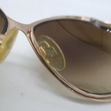 Roberto Cavalli Variscite 500 Crystal-Logo Butterfly Sunglasses Brown/Gold