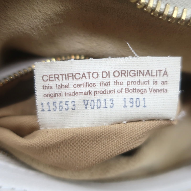 Bottega Veneta Medium Veneta Hobo Bag Cream Intrecciato Leather