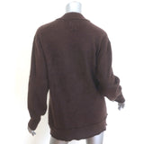 LoveShackFancy Applene Brushed Cashmere Cardigan Chocolate Size Small