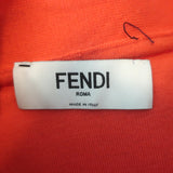 Fendi red double-layer mini sweater skirt, stretch wool-blend knit, authentic pre-owned, gently worn