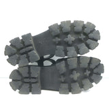 Prada Monolith Platform Sandals Black Rubber Size 41