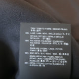 Saint Laurent Tuxedo Cape Jacket Black Satin-Trimmed Wool Size 40