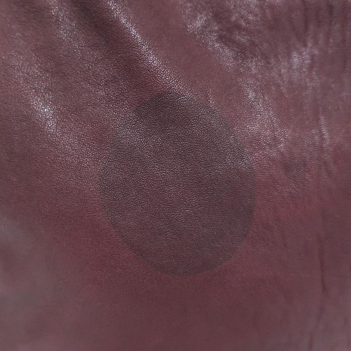 Yves Saint Laurent Roady Hobo Burgundy Leather Large Shoulder Bag
