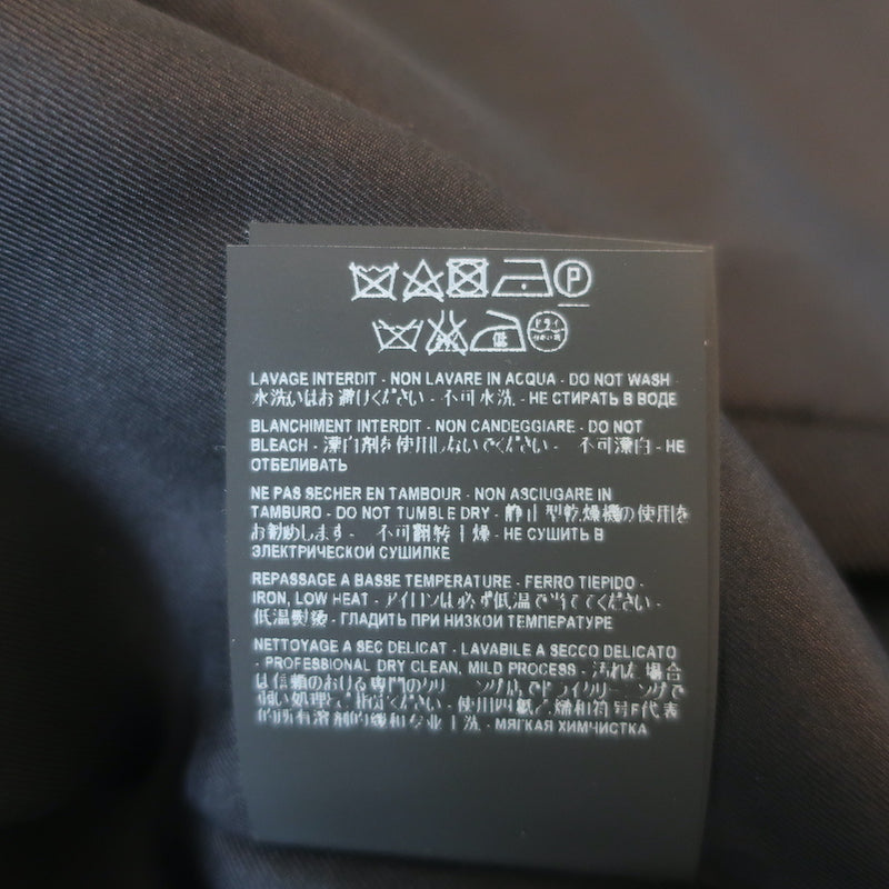 Saint Laurent Tuxedo Cape Jacket Black Satin-Trimmed Wool Size 40