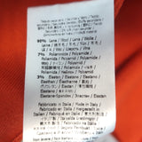 Fendi double-layer mini sweater skirt in red stretch-knit wool blend, authentic pre-owned