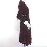 Philosophy di Lorenzo Serafini Velvet Long Sleeve Dress Burgundy Size US 4 NEW