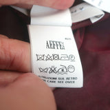 Philosophy di Lorenzo Serafini Velvet Long Sleeve Dress Burgundy Size US 4 NEW