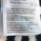 Moncler Striped Pointelle T-Shirt Cream/Navy Cotton Size Medium Short Sleeve Top