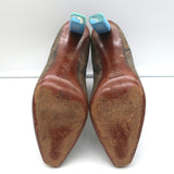 Vetements Gypsy Highlighter Heel Ankle Boots Black Distressed Leather Size 41