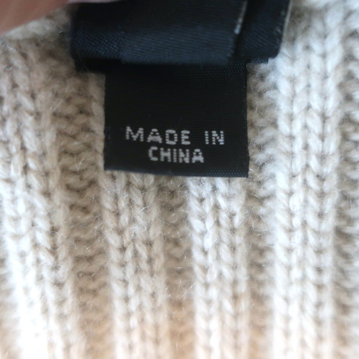 Zero + Maria Cornejo Lia Cardigan Cashmere-Wool Ribbed Knit Size Extra Small
