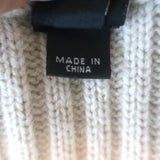 Zero + Maria Cornejo Lia Cardigan Cashmere-Wool Ribbed Knit Size Extra Small