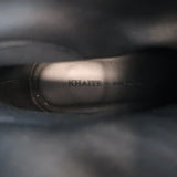 KHAITE Dallas Western Ankle Boots Black Suede Size 41