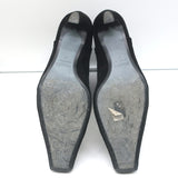 KHAITE Dallas Western Ankle Boots Black Suede Size 41