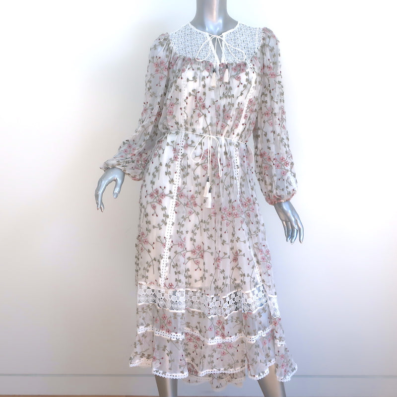 zimmermann eden embroidered dress Zimmermann Eden mini dress belted