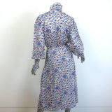 Isabel Marant Etoile Galoa Midi Dress Multicolor Floral Print Cotton Size 36