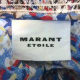 Isabel Marant Etoile Galoa Midi Dress Multicolor Floral Print Cotton Size 36