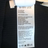 Dion Lee Lustrate Fork Cutout Midi Dress Black Ribbed Knit Size US 4