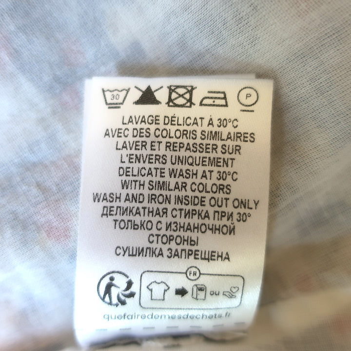 Isabel Marant Etoile Galoa Midi Dress Multicolor Floral Print Cotton Size 36