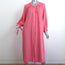 Anaak Button-Front Midi Dress Laila Pink Cotton Gauze Size 1