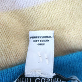 Autumn Cashmere Rainbow Stripe Sweater Size Extra Small Boatneck Pullover