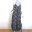 Zadig & Voltaire Ristyl Midi Slip Dress Black Lace-Trim Floral Print Size Small