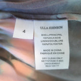Ulla Johnson Semira Puff Sleeve Mini Dress Rosewood Tie Dye Silk Size 4
