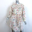 MOTHER The New To Town Shirtdress Cream Goodbye Horses Print Size Medium