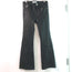 FRAME Leather Le Crop Mini Boot Pants Black Size 25